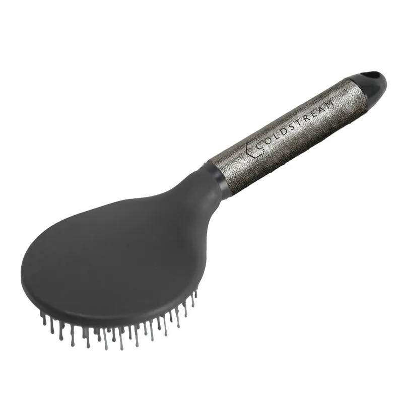 Coldstream Shine Mane and Tail Brush - Black/Silver